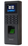 Fingerprint ID Card Password Access Control Time Clock, 1.77‑Inch TN LCD Screen, Mechanical Keypad, USB Data Export Wall‑Mount Attendance Terminal